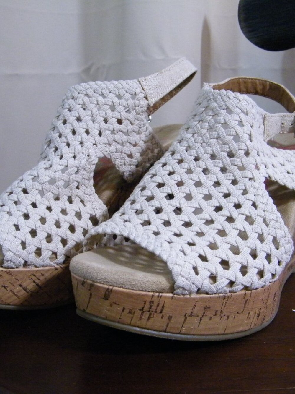Cork wedge high heel  Jellypop memory foam  Sz.7.5 M